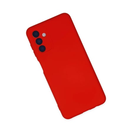 Samsung Galaxy A04s Kılıf Nano İçi Kadife Silikon - Kırmızı