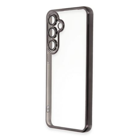 Samsung Galaxy S24 Fe Kılıf Lensli Silikon - Siyah