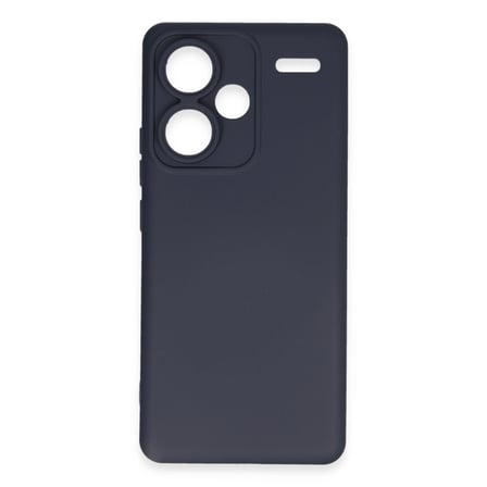 Redmi Note 13 Pro Plus Kılıf Nano İçi Kadife Silikon - Lacivert