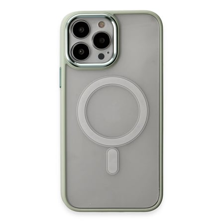 İphone 15 Pro Max Kılıf Room Magneticsafe Silikon - Su Yeşili
