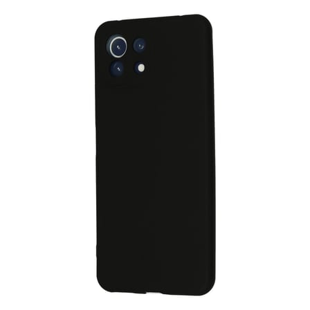 Mi 11 Lite Kılıf Nano İçi Kadife Silikon - Siyah