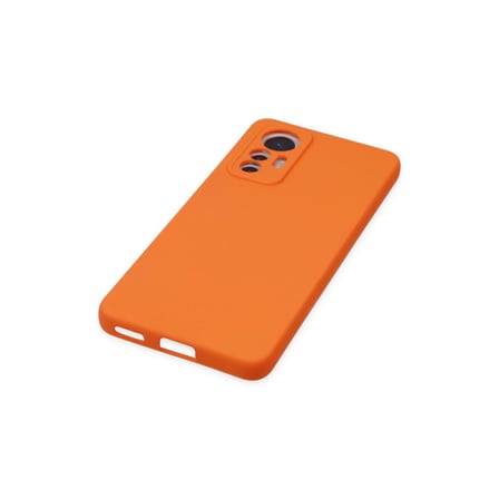 Mi 12 Lite Kılıf Nano İçi Kadife Silikon - Turuncu