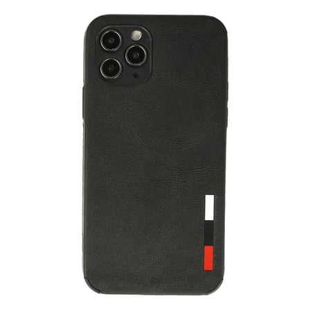 İphone 11 Pro Max Kılıf Loop Deri Silikon - Siyah