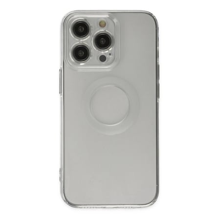 İphone 14 Pro Kılıf Santa Lens Silikon - Şeffaf