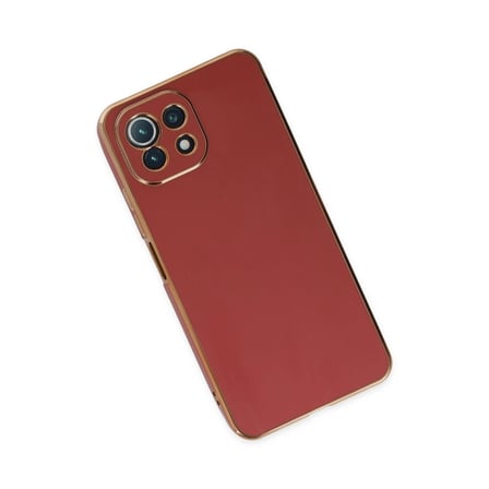 Mi 11 Lite Kılıf Volet Silikon - Kırmızı