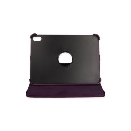 İpad 2022 10.9 (10.nesil) Kılıf 360 Tablet Deri Kılıf - Mürdüm