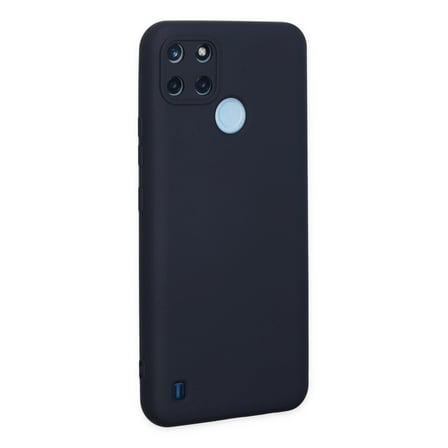Realme C25y Kılıf Nano İçi Kadife Silikon - Lacivert
