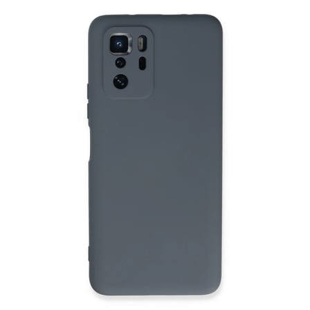 Poco X3 Gt Kılıf Nano İçi Kadife Silikon - Gri