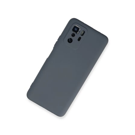 Poco X3 Gt Kılıf Nano İçi Kadife Silikon - Gri
