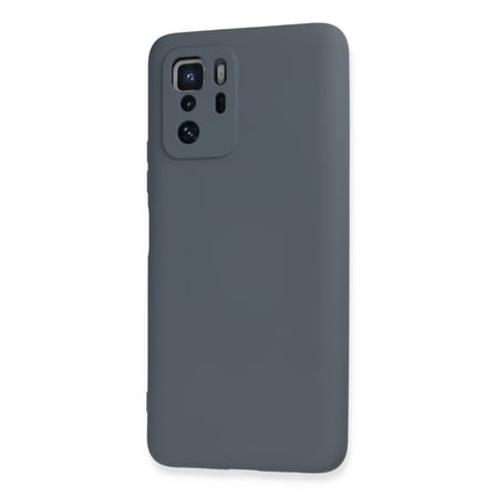 Poco X3 Gt Kılıf Nano İçi Kadife Silikon - Gri