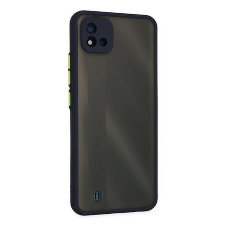 Realme C11 2021 Kılıf Montreal Silikon Kapak - Lacivert