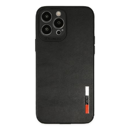 İphone 13 Pro Max Kılıf Loop Deri Silikon - Siyah