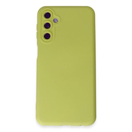 Samsung Galaxy M14 5g Kılıf Nano İçi Kadife Silikon - Sarı