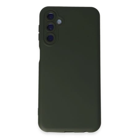 Samsung Galaxy M34 5g Kılıf Nano İçi Kadife Silikon - Koyu Yeşil