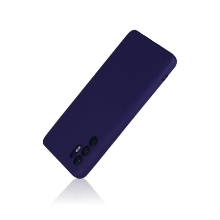 Oppo Reno 6 Kılıf Nano İçi Kadife Silikon - Mor