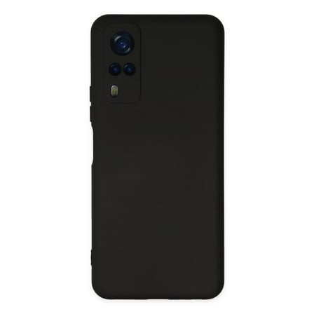 Vivo Y53s Kılıf Nano İçi Kadife Silikon - Siyah
