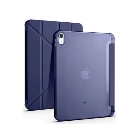 İ̇Pad 2022 10.9 (10.Nesil) Kılıf Kalemlikli Mars Tablet Kılıfı - Lacivert