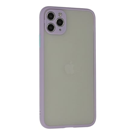 İphone 12 Pro Kılıf Montreal Silikon Kapak - Mor