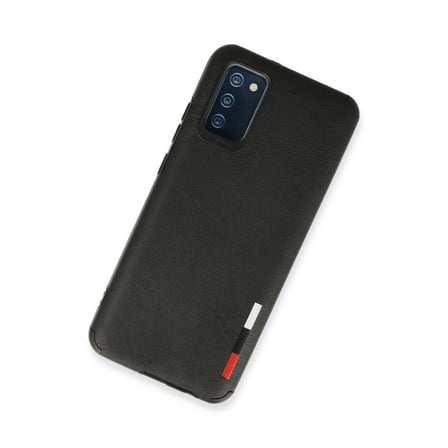 Samsung Galaxy A03s Kılıf Loop Deri Silikon - Siyah