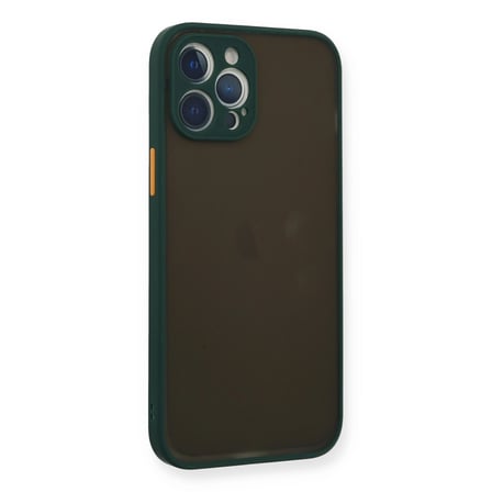 İphone 12 Pro Kılıf Montreal Silikon Kapak - Yeşil