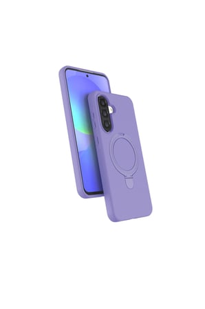 Samsung Galaxy A26 Regal Magsafe Standlı Kapak - Lila
