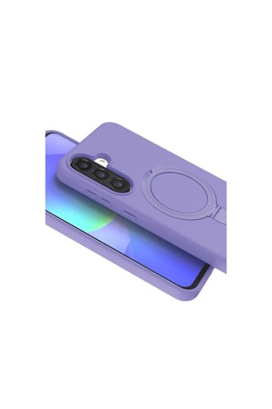 Samsung Galaxy A26 Regal Magsafe Standlı Kapak - Lila