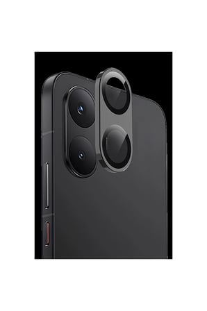 Newface Poco X8 Pro Max Raze Metal Kamera Lens - Siyah