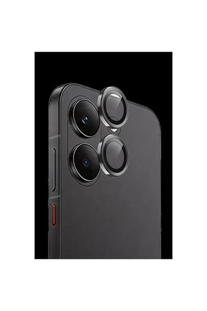 Newface Poco X8 Pro Raze Metal Kamera Lens - Siyah
