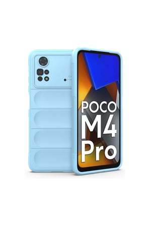 Poco M4 Pro 4g Kılıf Optimum Silikon - Sky Blue