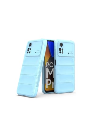 Poco M4 Pro 4g Kılıf Optimum Silikon - Sky Blue