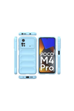 Poco M4 Pro 4g Kılıf Optimum Silikon - Sky Blue