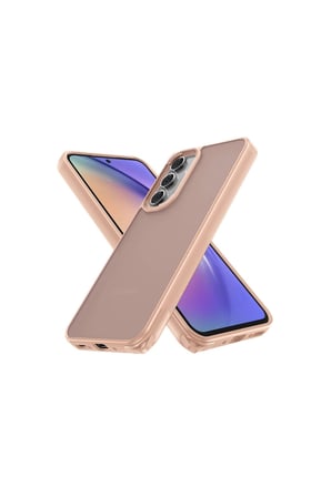 Samsung Galaxy A54 5g Kılıf Elegant Kapak - Pudra