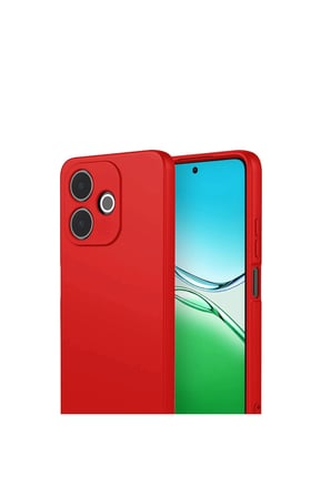 Oppo A5 Pro 4g First Silikon - Kırmızı