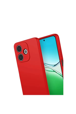 Oppo A5 Pro 4g First Silikon - Kırmızı