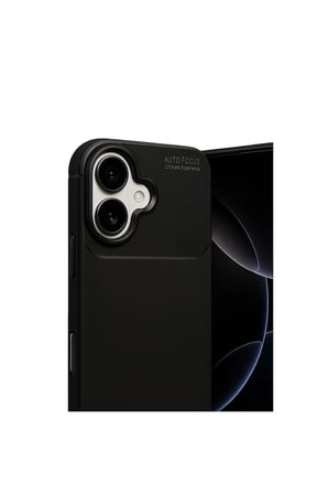 i̇phone 17 auto focus karbon kapak - siyah