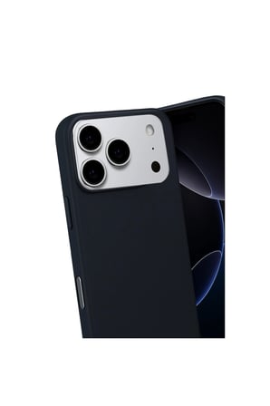 İphone 17 Pro Max Nano İçi Kadife Silikon - Siyah