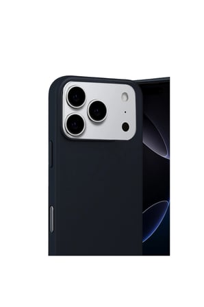 İphone 17 Pro Max Nano İçi Kadife Silikon - Siyah