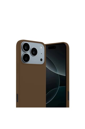 İphone 17 Pro Max First Silikon - Kahverengi