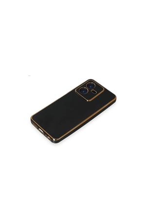 Vivo Y22 2022 Kılıf Volet Silikon - Siyah