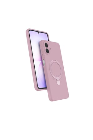 Samsung Galaxy A07 4g Regal Magsafe Standlı Kapak - Açık Pembe