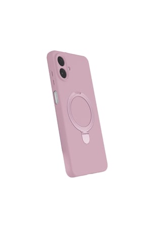 Samsung Galaxy A07 4g Regal Magsafe Standlı Kapak - Açık Pembe