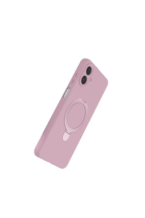 Samsung Galaxy A07 4g Regal Magsafe Standlı Kapak - Açık Pembe