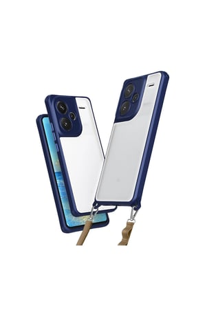 Redmi Note 13 Pro Plus Kılıf Penta Silikon Kılıf - Lacivert