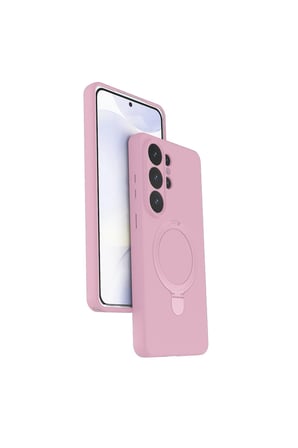 Samsung Galaxy S26 Ultra Regal Magsafe Standlı Kapak - Açık Pembe