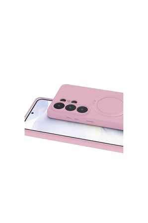 Samsung Galaxy S26 Ultra Regal Magsafe Standlı Kapak - Açık Pembe