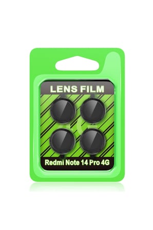 Redmi Note 14 Pro 4g Raze Metal Kamera Lens - Siyah