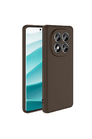 Redmi Note 14 Pro 5g Kılıf First Silikon - Kahverengi