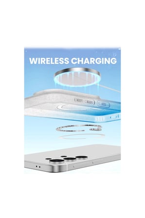 Samsung Galaxy S24 Ultra Pummel Shiny Magsafe Kapak - Gold