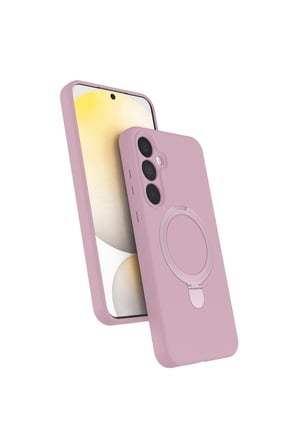 Samsung Galaxy A16 5g Regal Magsafe Standlı Kapak - Açık Pembe