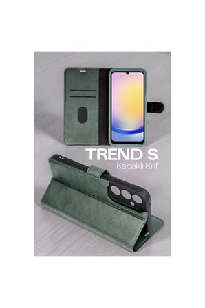 Samsung Galaxy S26 Plus Trend S Plus Kapaklı Kılıf - Taba